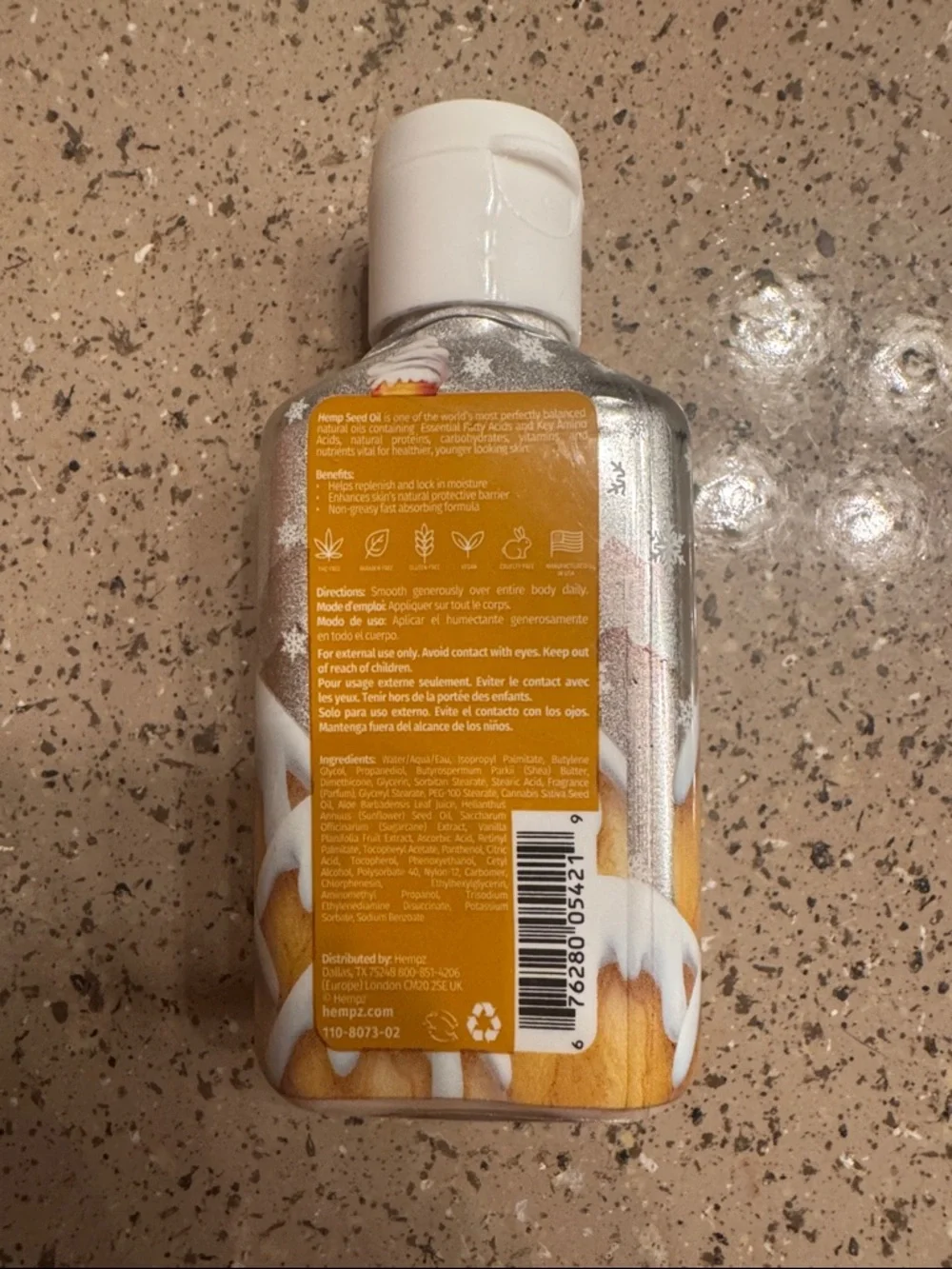 Hempz Vanilla Frost Mountain Mini Body Lotion